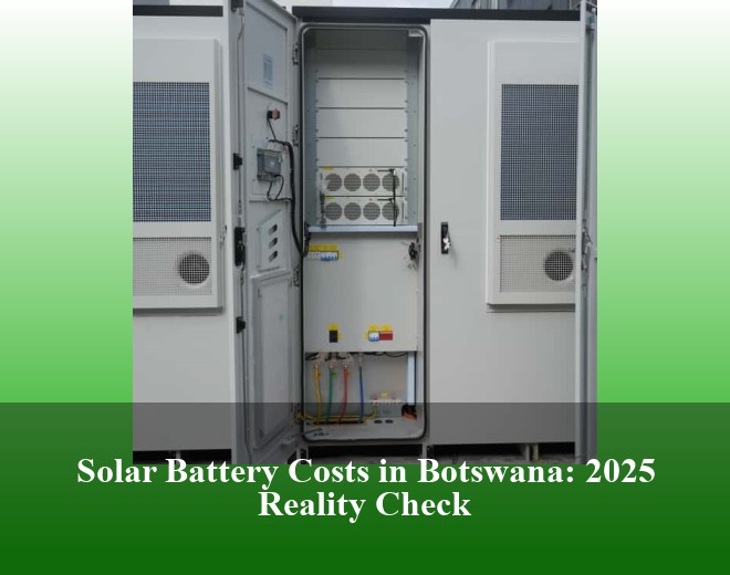 Solar Battery Costs in Botswana: 2025 Reality Check